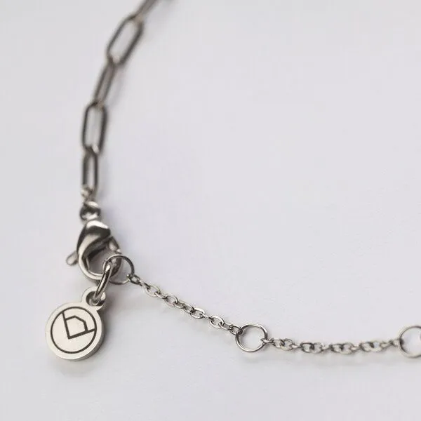 ALEXASCHA ALEXASCHA Feines Gliederarmband mit ovalen Gliedern 18k Vergoldung, Silber, – Produktbild 4 von 4