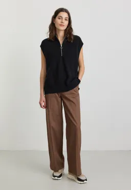 recolution Recolution Damen vegan Hose Marlene Ligularia Kaffeebraun – Produktbild 1 von 1