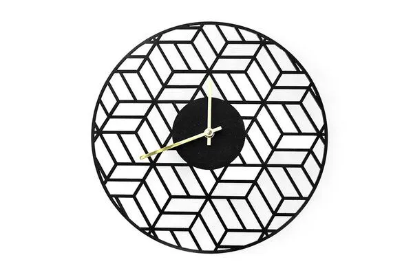BeWooden BeWooden Holzuhr / Wanduhr Cube Nox Clock – handgefertigte Holz-Wanduhr aus Birkenholz – Produktbild 3 von 3