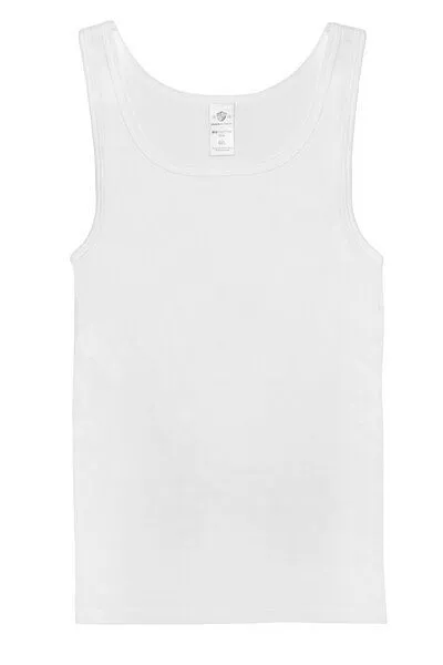 Haasis Bodywear Haasis Bodywear Herren Unterhemd Feinripp Doppelpack, Weiss, – Produktbild 3 von 4