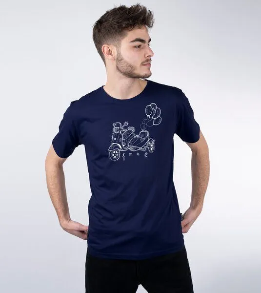 Gary Mash GARY MASH Shirt Free Rider aus Modal®-Mix, Dunkelblau, – Produktbild 1 von 3