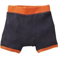 HANS NATUR Jungen Boxershorts Bio-Baumwolle dunkelblau Gr. 122/128, Blau, – Produktbild 1 von 1