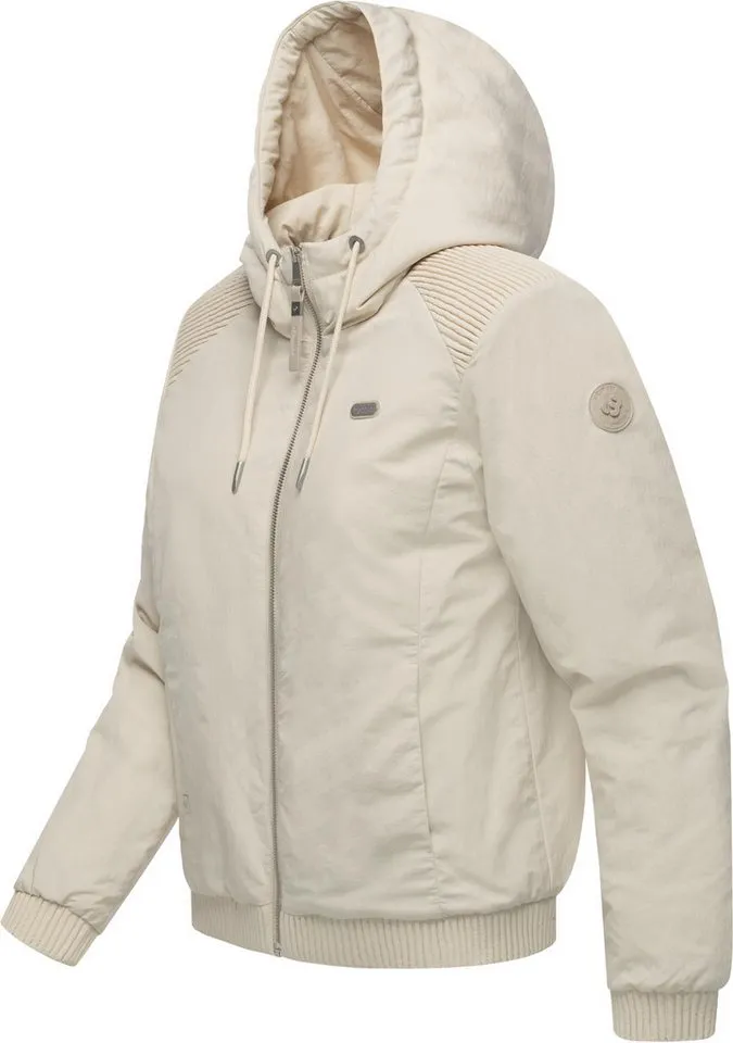ragwear ragwear Bomberjacke Chinta Warm YOUMODO Warme Übergangsjacke mit elastischen Bündchen, Braun, – Produktbild 3 von 5