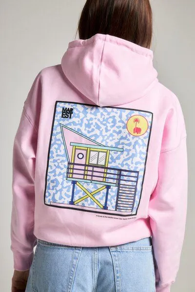 Trendsplant Women's Antonyo Marest x Trendsplant Oversized Hoodie Gum Pink, Rosa, – Produktbild 1 von 4