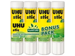 UHU UHU Klebestift 'stic ReNature' Bonuspack 4 x 21 g – Produktbild 1 von 1