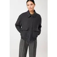 LangerChen LangerChen Blouson Style aus recycelter Wolle, Anthra (grau), – Produktbild 1 von 1