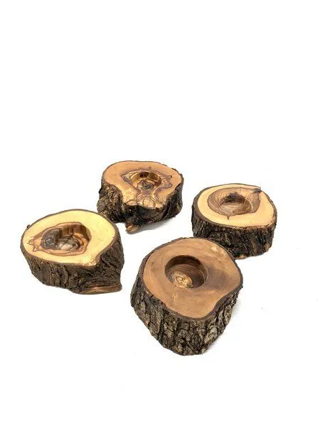 Olivenholz erleben Olivenholz erleben Eierbecher rustikal aus Olivenholz – Produktbild 7 von 7