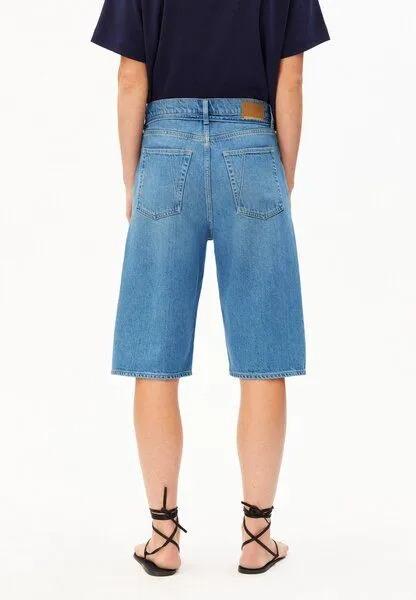 ARMEDANGELS ARMEDANGELS DAANY Damen Jeans-Shorts aus Baumwoll-Lyocell-Mix, Blue, – Produktbild 2 von 4