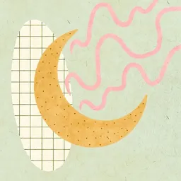 Photocircle Photocircle Wandbild / Poster / Leinwand  - Pastel Moon – Produktbild 1 von 1