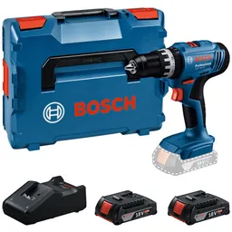 Bosch Professional Bosch Professional Bosch Akku-Schlagbohrschauber GSB 18V-25, incl. 2x Akku GBA 2 Ah, Ladegerät, L-BOXX – Produktbild 1 von 1