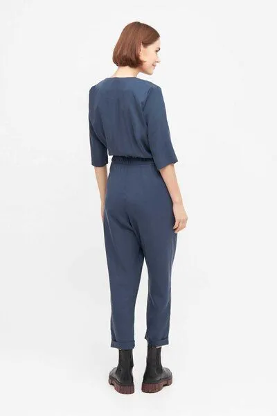 WiDDA berlin WiDDA berlin Rauchblauer Overall aus TENCEL – Produktbild 3 von 4