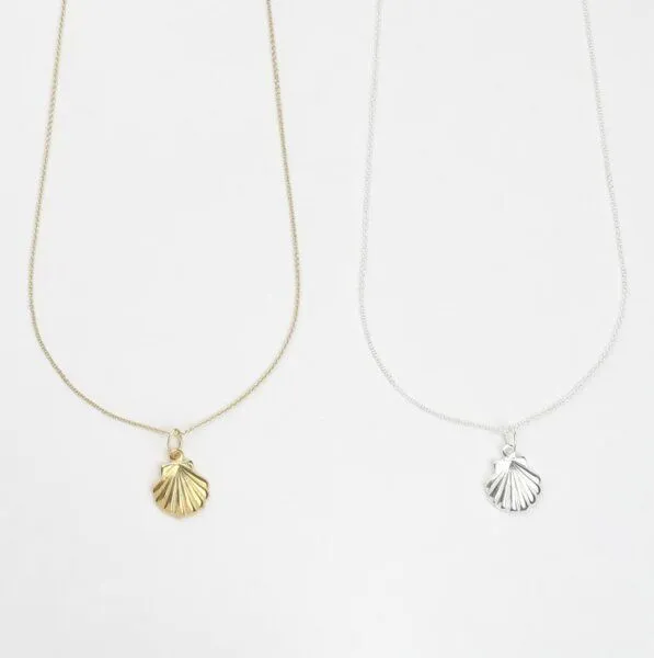 BELLYBIRD Jewellery BELLYBIRD Jewellery Kinderkette - kleine Muschel, Anhänger/ Silber/ Silber vergoldet, Silber, – Produktbild 2 von 4