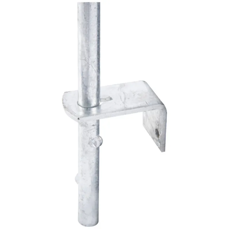 Alberts ALBERTS Bodenschieber, feuerverzinkt, Gesamthöhe 400 mm, Abstand Bolzen - Tor 40 mm – Produktbild 1 von 1