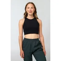 Girlfriend Collective Girlfriend Collective Damen Yoga-BH-Top „Dylan" aus recycelten Plastikflaschen, Schwarz, – Produktbild 1 von 1