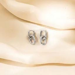 ELEKTROPULLI Elektropulli Mini Oval Creolen mit abnehmbaren Oval Anhänger ca. 25mm x 10mm x 2,5mm – Produktbild 1 von 1