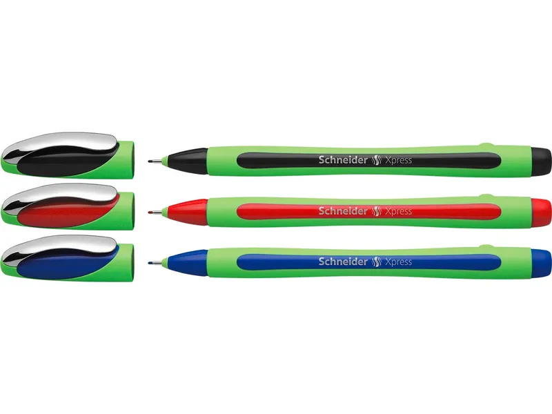 Schneider Schneider 3er Set Fineliner 'Xpress' farbig sortiert – Produktbild 1 von 1