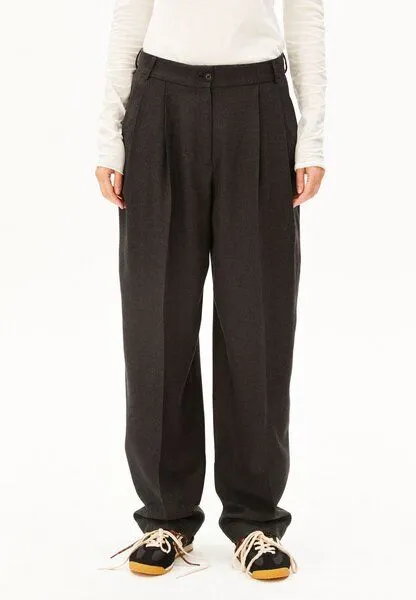 ARMEDANGELS ARMEDANGELS WIDE PLEATED Damen Hose aus 100% TENCEL Lyocell, Steel melange, – Produktbild 1 von 4