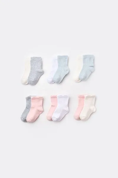 Biorganic Biorganic Basic Socken gemustert 2er Pack, Blauecru(natur), – Produktbild 2 von 4