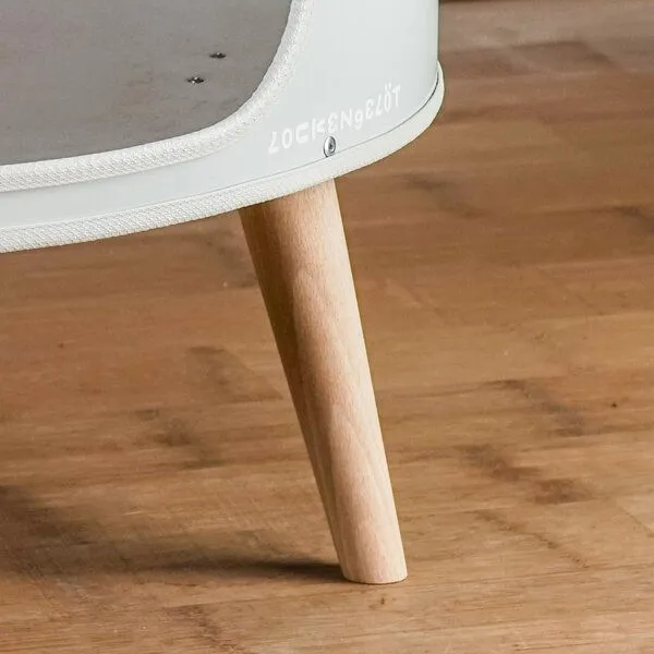 Lockengelöt Lockengelöt Betty Couchtisch aus einem Hamburger Ölfass, Weissweiss, – Produktbild 3 von 4