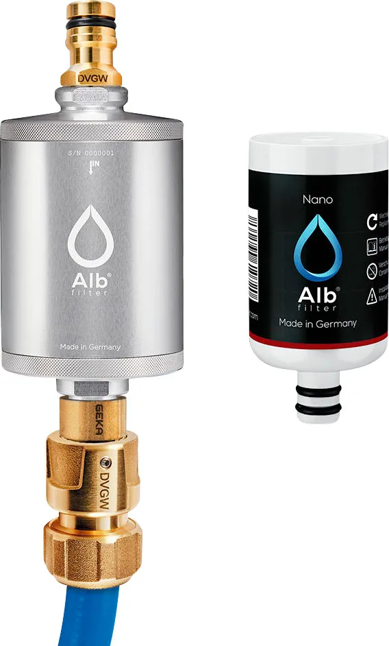 Alb Filter Alb Filter MOBIL Nano Trinkwasserfilter - Mit GEKA Anschluss, Silber, – Produktbild 1 von 2