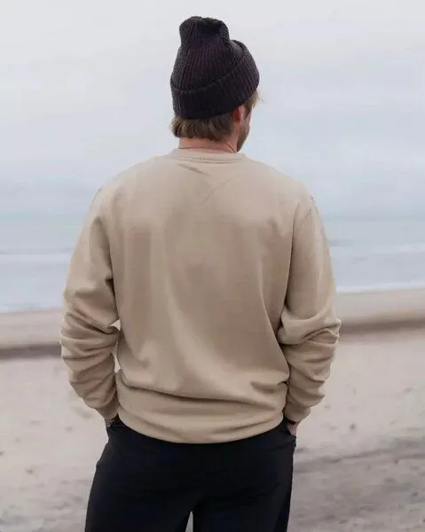 LAKOR LAKOR Sweatshirt aus Bio-Baumwolle - The Smoking Salmon - White Pepper – Produktbild 3 von 3