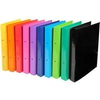 Exacompta 10 Exacompta Ringbücher "Iderama", 320x260 mm für DIN A4, 2 Ringe, sortiert – Produktbild 1 von 1