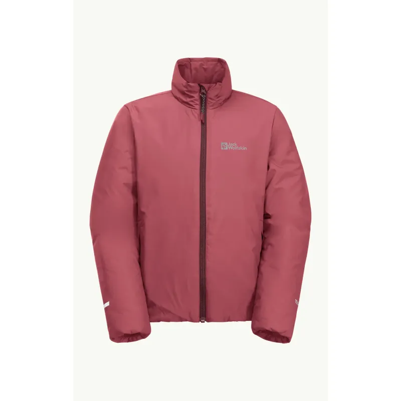 Jack Wolfskin Wasserdichte Kinderjacke Jack Wolfskin Solyd INS, Rose, – Produktbild 1 von 1
