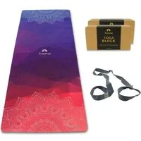 Yosana Yosana Yin Yogamatte Naturkautschuk - Aktionsset (4-Teilig), Indian sunset, – Produktbild 1 von 1