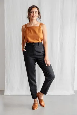 Jyoti - Fair Works Jyoti - Fair Works Bio-Baumwoll Hose Suhrut Schwarz – Produktbild 1 von 1