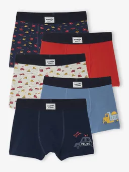 Vertbaudet Vertbaudet 5er-Pack Boxershorts mit Autos – Produktbild 1 von 1