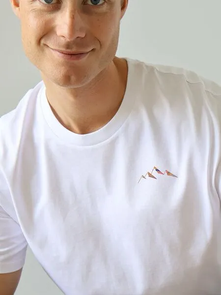 Kultgut Kultgut Artdesign - Biofair - Klassik Shirt / Little Mountain Landscape, Weiß, – Produktbild 1 von 4