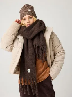KnowledgeCotton Apparel KnowledgeCotton Apparel Veganer Winterschal - kariert - aus recyceltem Polyester – Produktbild 1 von 1