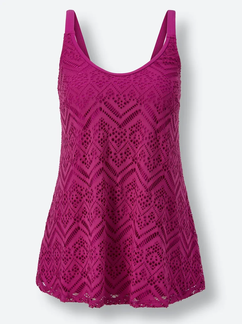feel good Tankini-Oberteil magenta, Magenta, – Produktbild 2 von 2