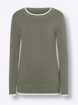 heine Feinstrickpullover khaki – Produktbild 1 von 1