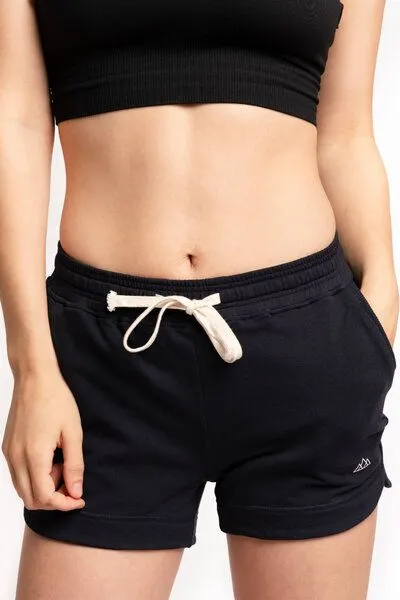 M23 M23 Damen Shorts aus Bio-Baumwolle, Modell "Chloé", Dunkelblau, – Produktbild 1 von 4