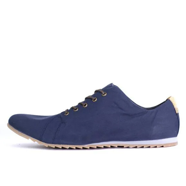 SORBAS SORBAS '63 veganer Sneaker aus Bio-Baumwolle Low Cut, Classic blue (blau), – Produktbild 1 von 3