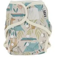 Hypf Hypf Stoffwindel Überhose (Klett) One Size 4-16kg, Animals (hellgelb), – Produktbild 1 von 1