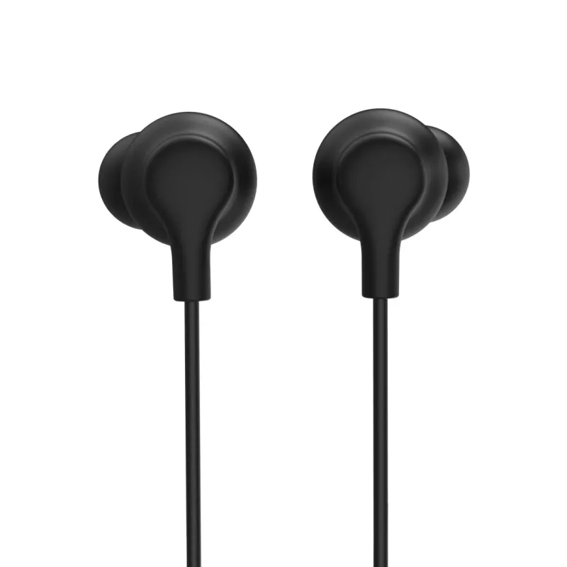 Hama Hama Kopfhörer "Popply", In-Ear, Mikrofon, Kabelknickschutz, 3,5 mm, Schwarz, – Produktbild 1 von 6