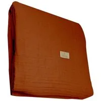 bistyle bistyle Babydecke Musselin-Decke 4 lagig 120x120, Weiche & Atmungsaktive Decke für Babys, Ziegelrot(rot), – Produktbild 1 von 1