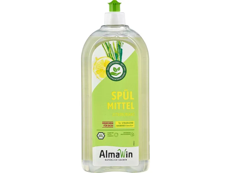 AlmaWin Almawin Spülmittel Zitronengras 1 Liter – Produktbild 1 von 2