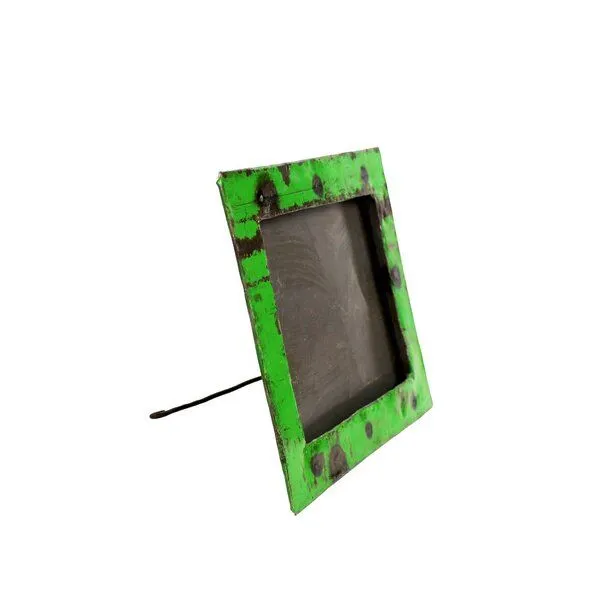 Mitienda Shop Mitienda Shop Bilderrahmen aus Ölfässern 13x18cm, Grün, – Produktbild 3 von 3