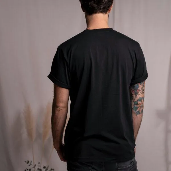 Vresh Clothing Vresh Clothing Vred - Oversized unisex T-Shirt aus Biobaumwolle, Schwarz, – Produktbild 2 von 4