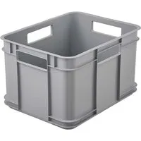Keeeper keeeper Aufbewahrungsbox "Bruno" stapelbar, 35x27x22 cm, 16 l, stone grey – Produktbild 1 von 1