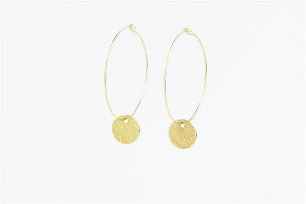 Jewelberry Jewelberry Kreole Small Shell, Gold, – Produktbild 4 von 4
