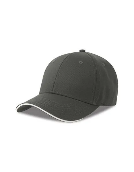 Atlantis Headwear Atlantis Headwear Damen / Herren Sport Cap Baumwolle Metallverschluss, Dunkelgrau, – Produktbild 1 von 3
