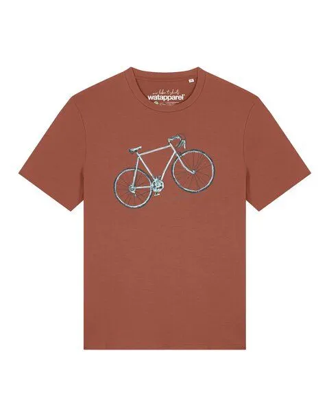 watapparel watapparel T-Shirt Unisex Pencil Bike, Heritage brown, – Produktbild 1 von 2
