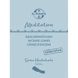 El Puente El Puente Räucherhütchen "Meditation" | Fair Trade & Handmade aus Nepal – Produktbild 1 von 1
