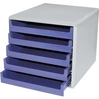 Schubladenbox "Grüne Welle" blaue Schubladen – Produktbild 1 von 1
