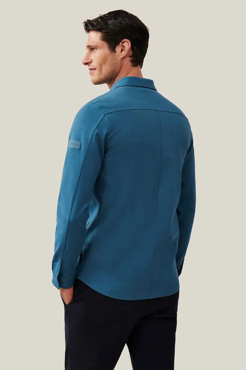 Cavallaro Napoli Cavallaro Napoli Cavallaro Zelo Hemdjacke Blau, Blau, – Produktbild 5 von 5