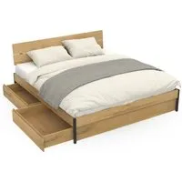ekomia ekomia Bett Luna Storage, Schwarz, – Produktbild 1 von 1